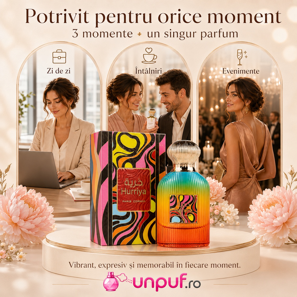 Paris Corner Hurriya potrivit pentru zi de zi, întâlniri și evenimente