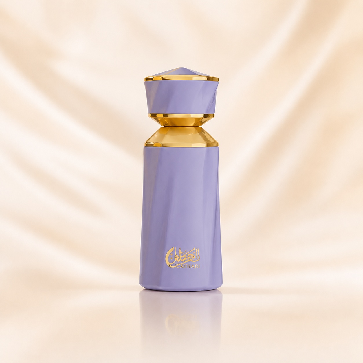 Flacon Paris Corner Oravea 100 ml, parfum feminin mov cu detalii aurii elegante