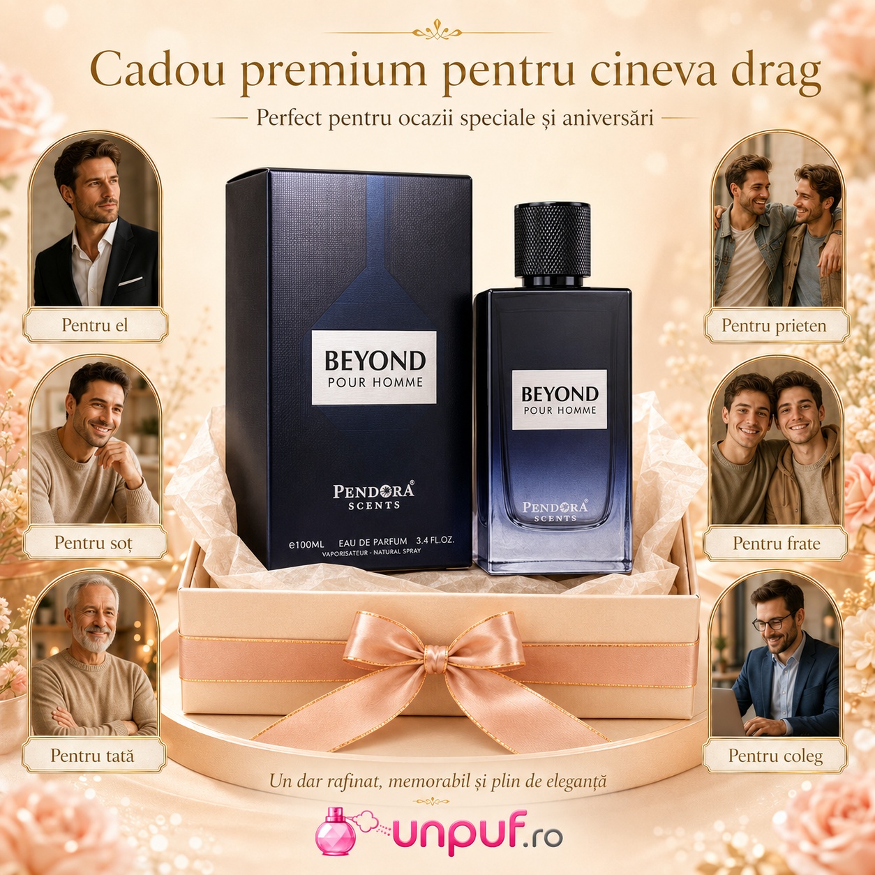 Beyond Pour Homme cadou premium pentru el, prieten, soț, frate, tată sau coleg