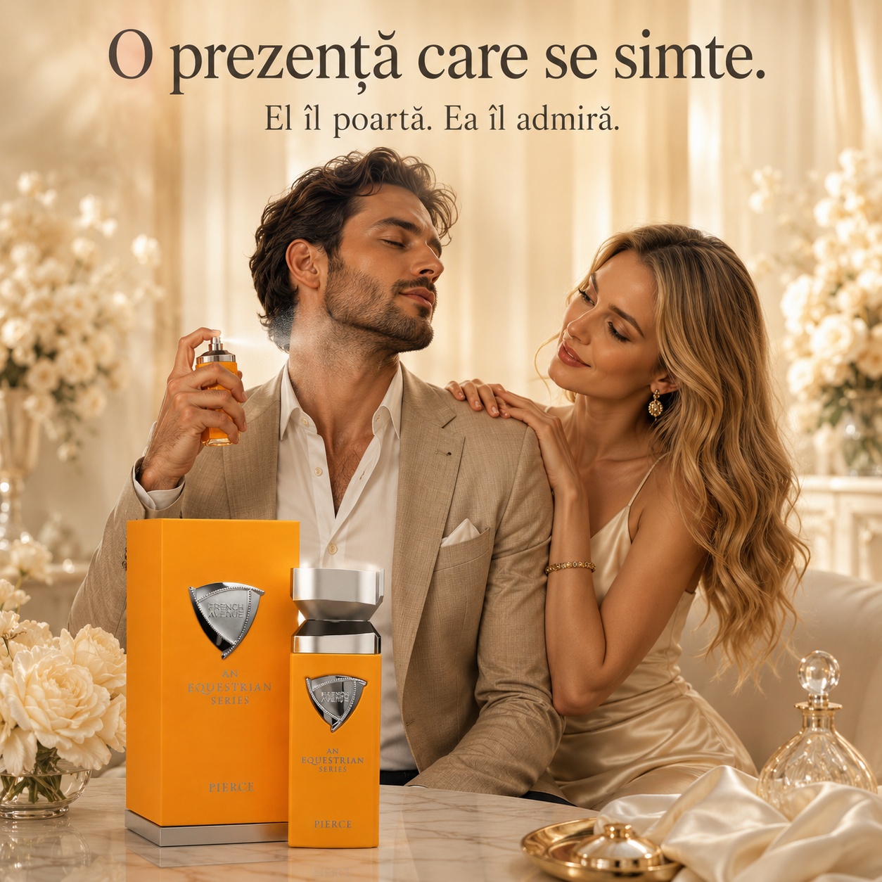 Pierce French Avenue parfum bărbătesc elegant, proaspăt și memorabil pentru &icirc;nt&acirc;lniri și momente speciale