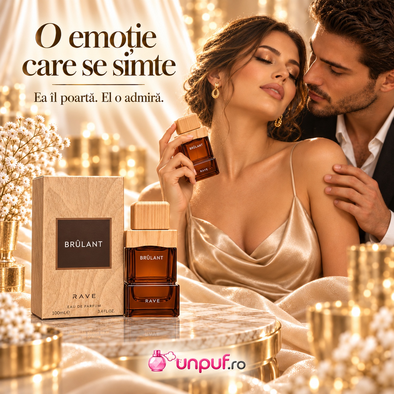 Rave Brulant parfum unisex elegant, cald și memorabil pentru ea și el
