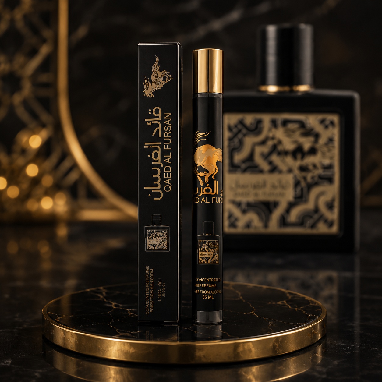 Parfum Unisex Arăbesc Qaed Al Fursan 35 ml V.V. Love inspirat de Qaed Al Fursan Lattafa