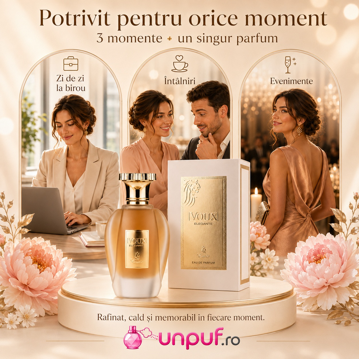 Voux Elegante Emir potrivit pentru zi de zi la birou &icirc;nt&acirc;lniri și evenimente elegante
