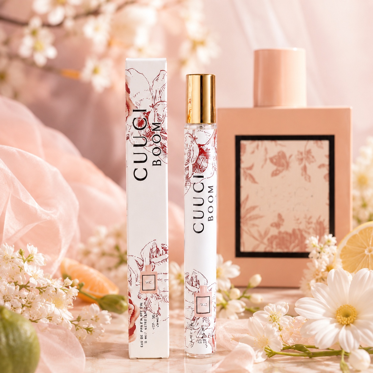 Cuuci Boom 35 ml eleganță florală &icirc;n fiecare pulverizare, parfum damă floral alb
