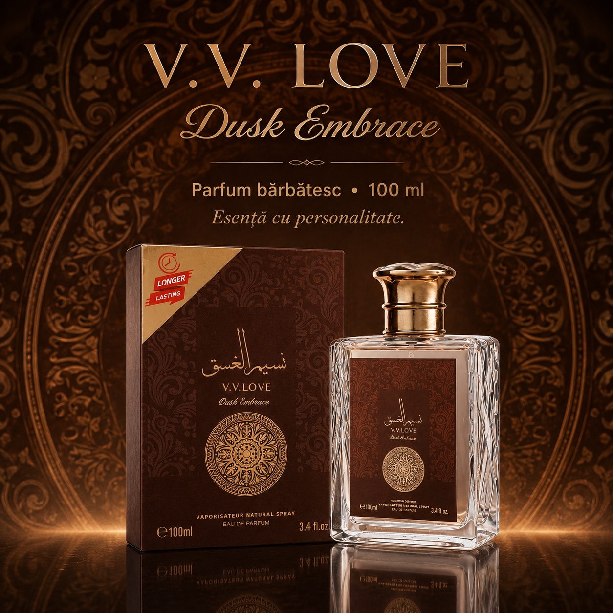 Dusk Embrace parfum bărbat V.V. Love prezentare premium 100 ml