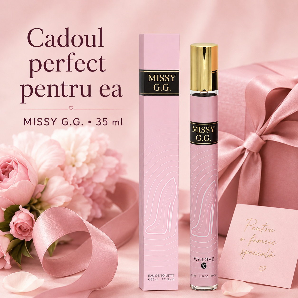 Missy G.G. 35 ml cadoul perfect pentru ea, parfum damă floral dulce și elegant