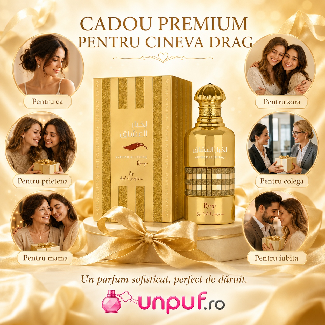 Akhbar Al Ushaq Rouge cadou premium pentru cineva drag