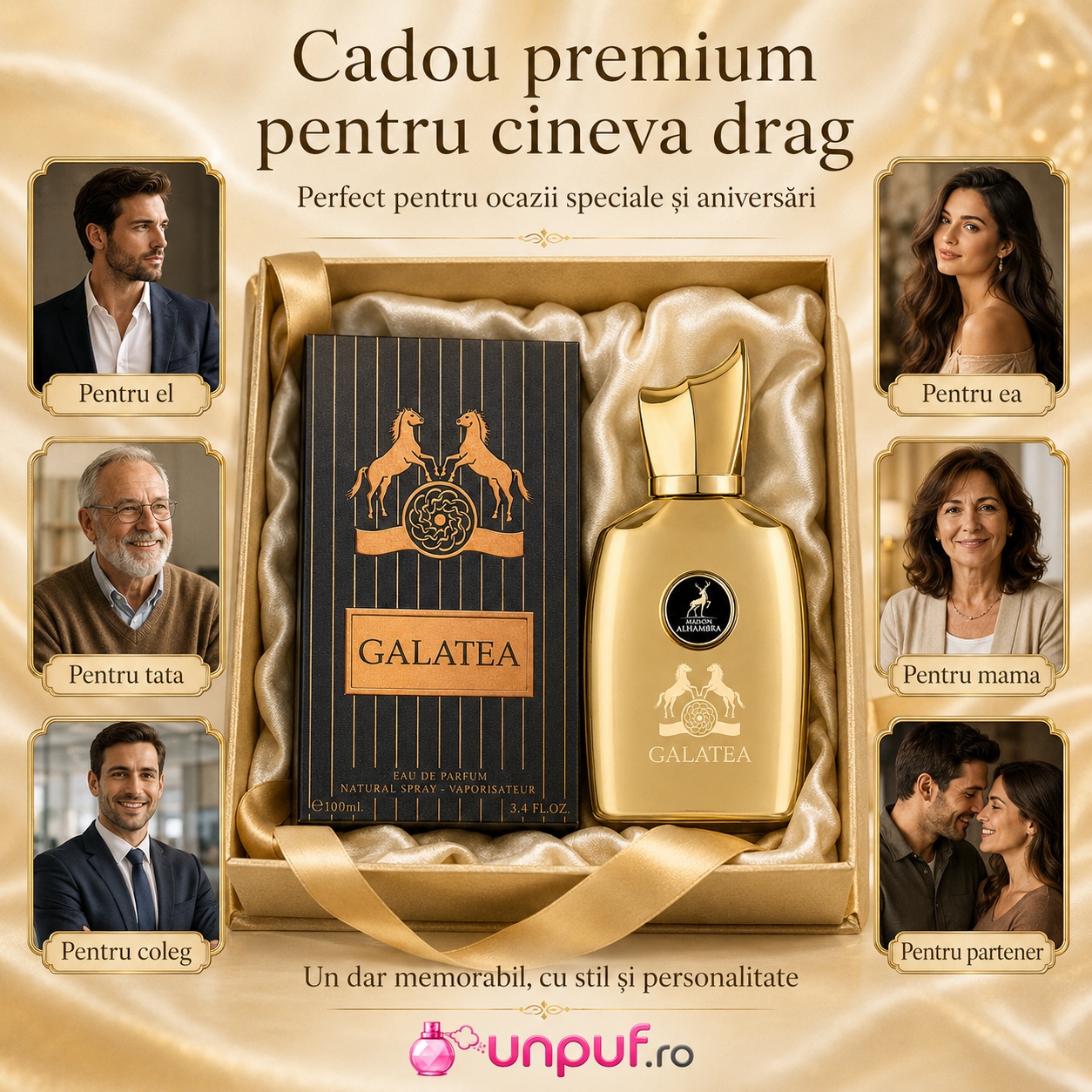Alhambra Galatea cadou premium pentru damă bărbat familie prieteni colegi și persoane speciale
