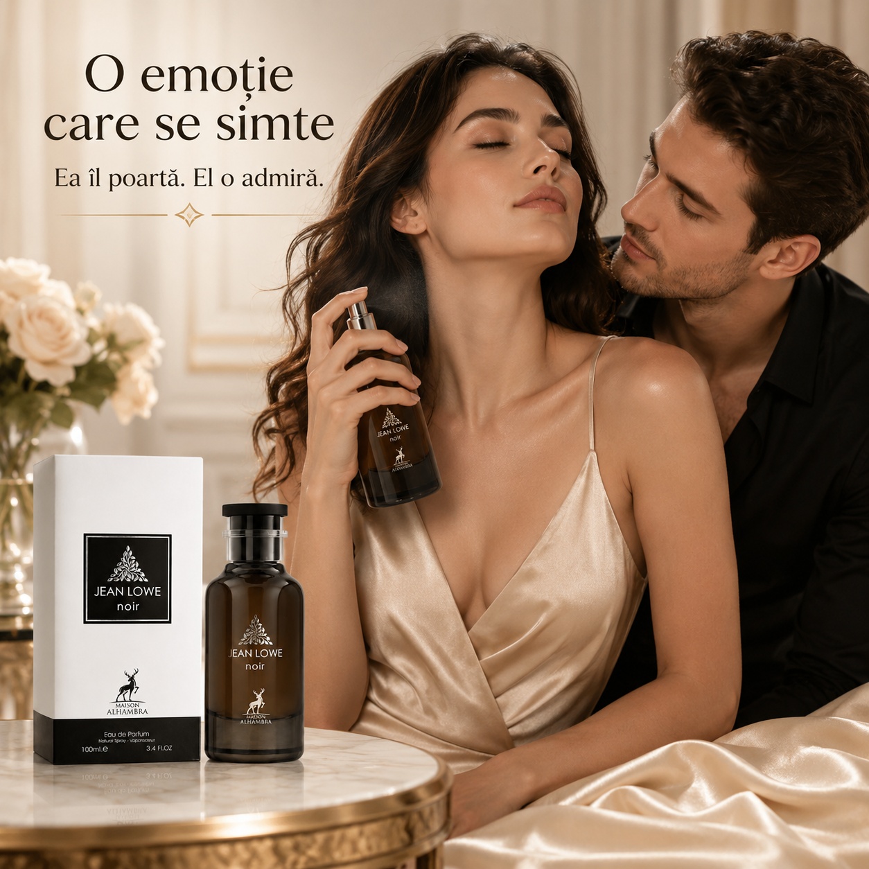 Alhambra Jean Lowe Noir parfum bărbați oriental ambrat pentru momente speciale