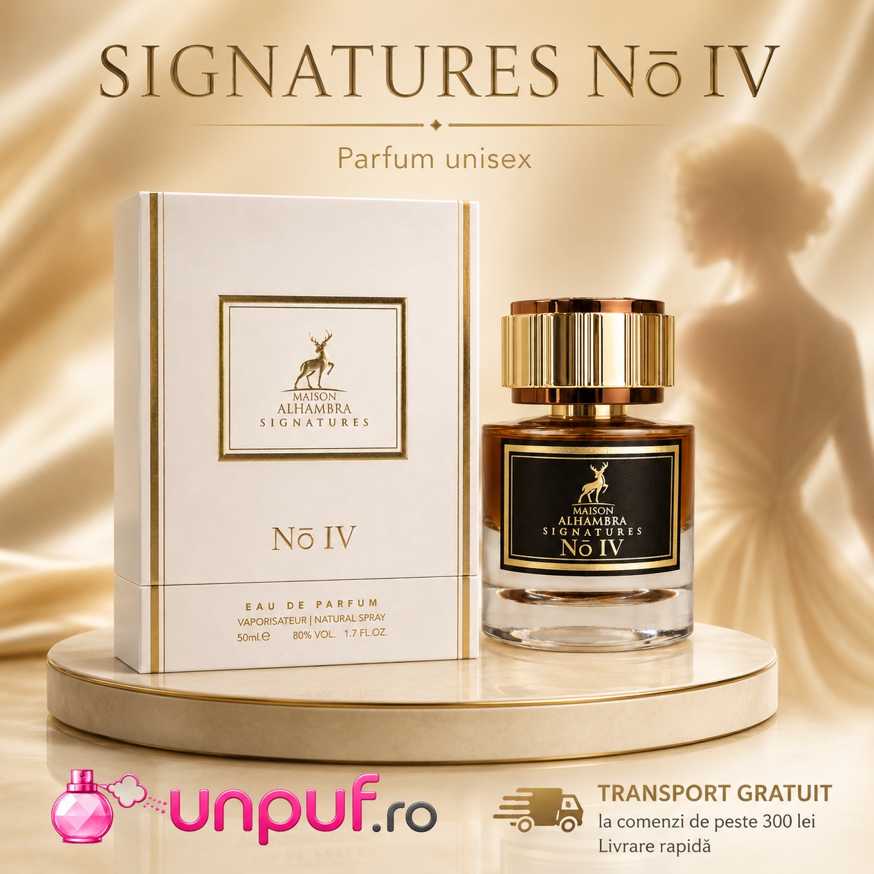 Alhambra Signatures No. IV ghid de utilizare parfum unisex verde aromatic 50 ml