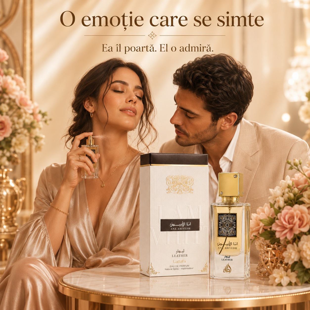 Ana Abiyedh Leather Lattafa parfum unisex elegant, seducător și memorabil