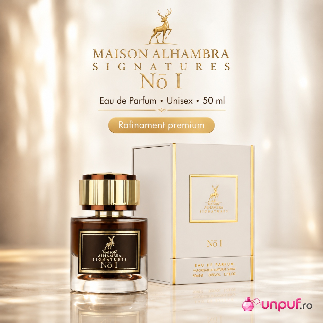 Alhambra Signatures No. I rafinament premium parfum arăbesc unisex 50 ml