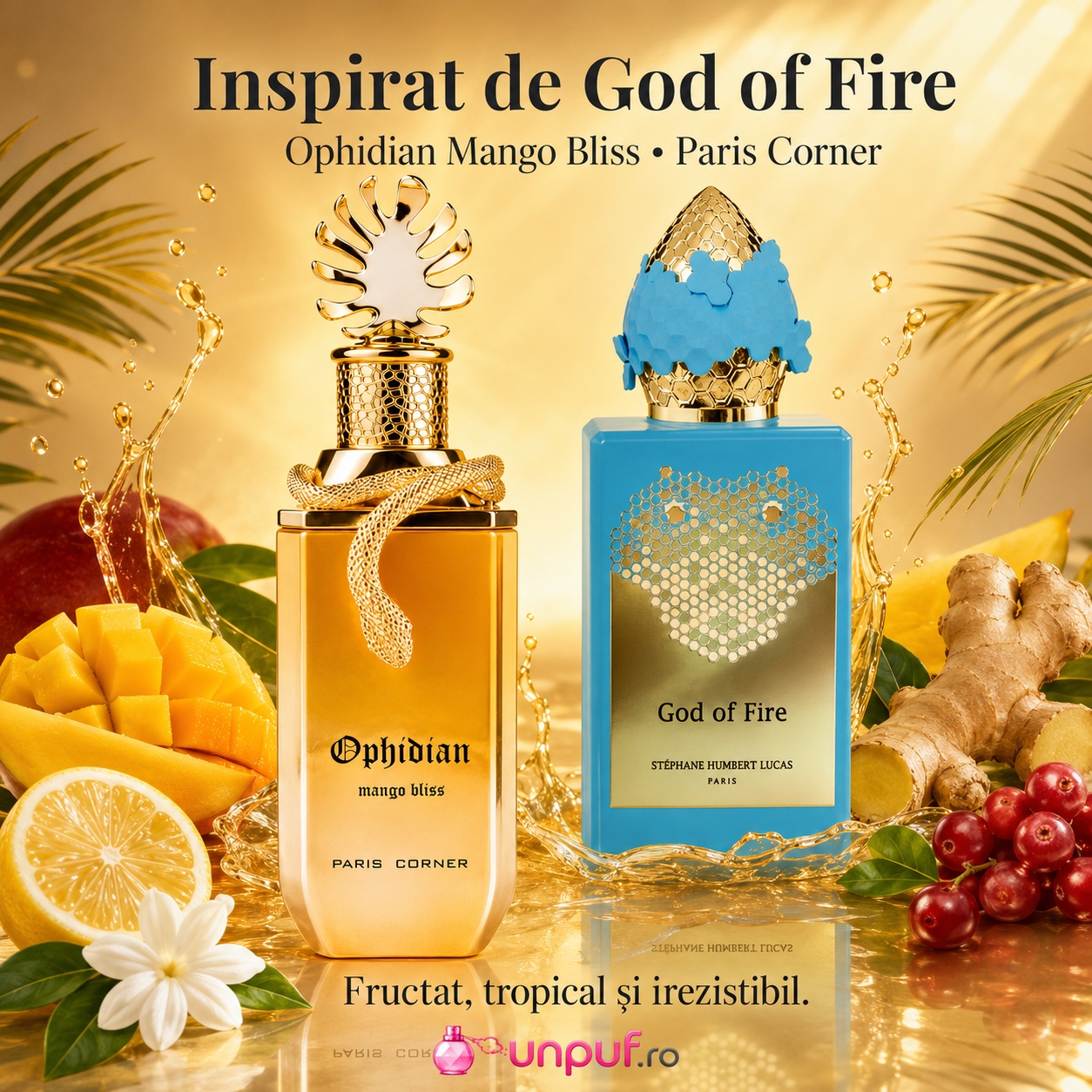 Ophidian Mango Bliss Paris Corner inspirat din God of Fire
