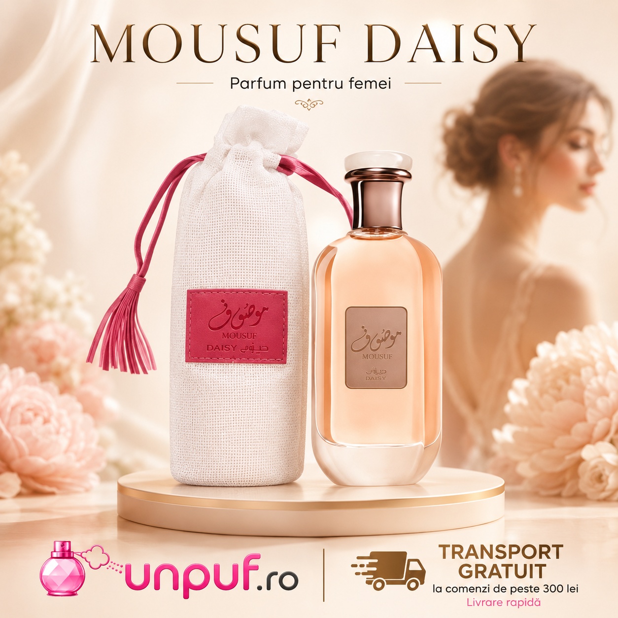Prezentare premium Ard Al Zaafaran Mousuf Daisy parfum pentru femei, elegant și persistent