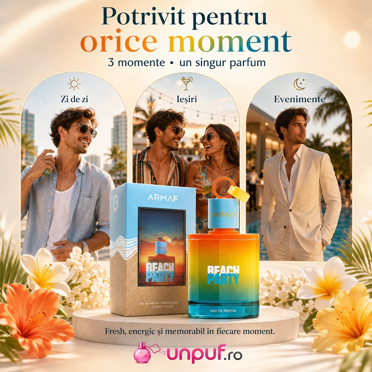 Armaf Beach Party potrivit pentru zi de zi ieșiri și evenimente