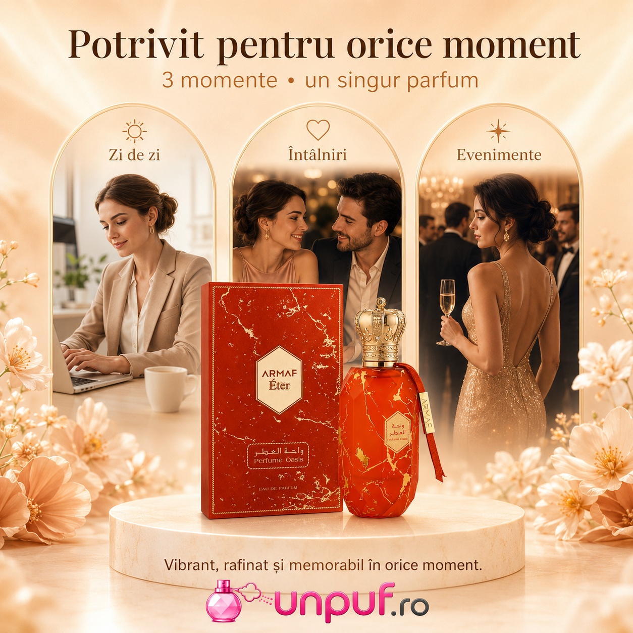 Armaf Eter Parfum Oasis potrivit pentru zi de zi, &icirc;nt&acirc;lniri și evenimente