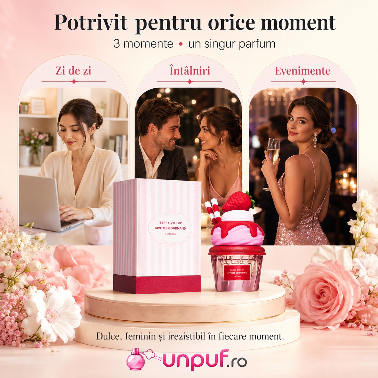 Berry On Top Lattafa potrivit pentru zi de zi &icirc;nt&acirc;lniri și evenimente