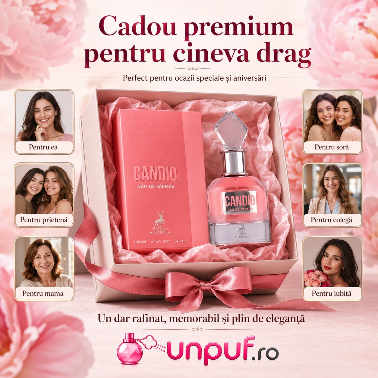 Cadou premium Candid Maison Alhambra pentru ea, mamă, soră, prietenă, colegă sau iubită