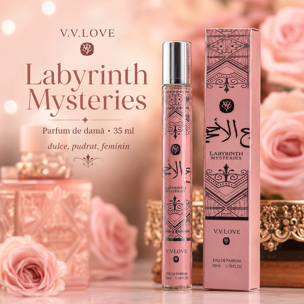 Labyrinth Mysteries V.V. Love parfum damă 35 ml dulce pudrat feminin