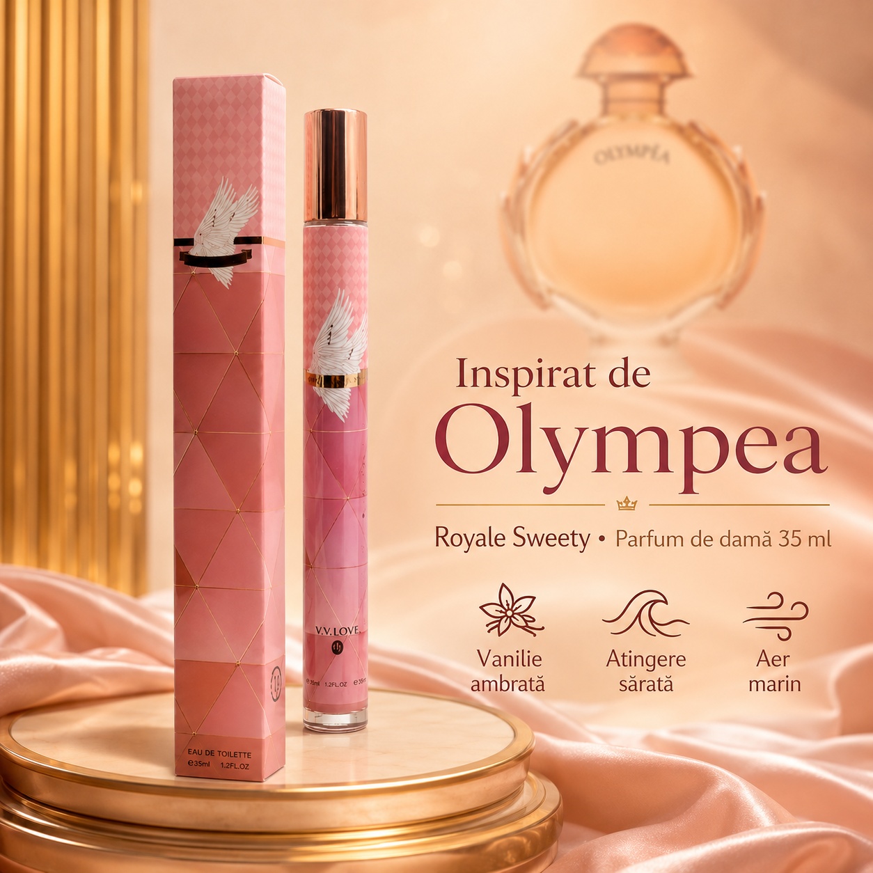 Parfum Royal Sweety 35 ml inspirat de Olymp&eacute;a parfum damă dulce ambrat