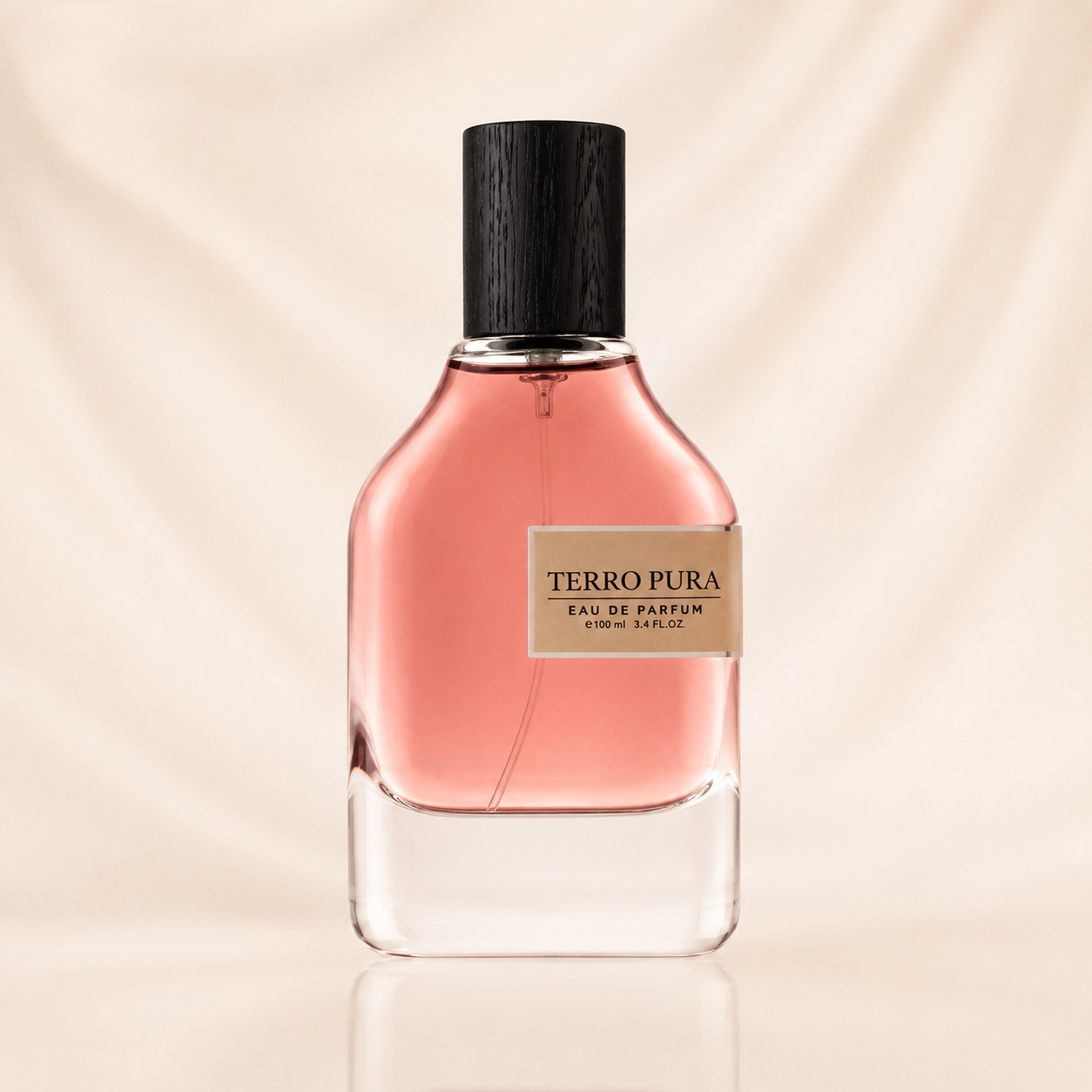 Flacon Fragrance World Terro Pura 100 ml, parfum unisex cu lichid intens și capac negru