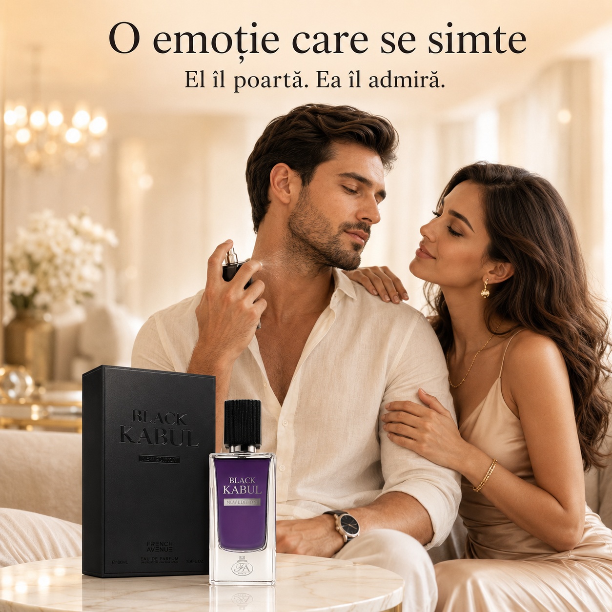 Black Kabul French Avenue parfum pentru bărbați, elegant, intens și admirat