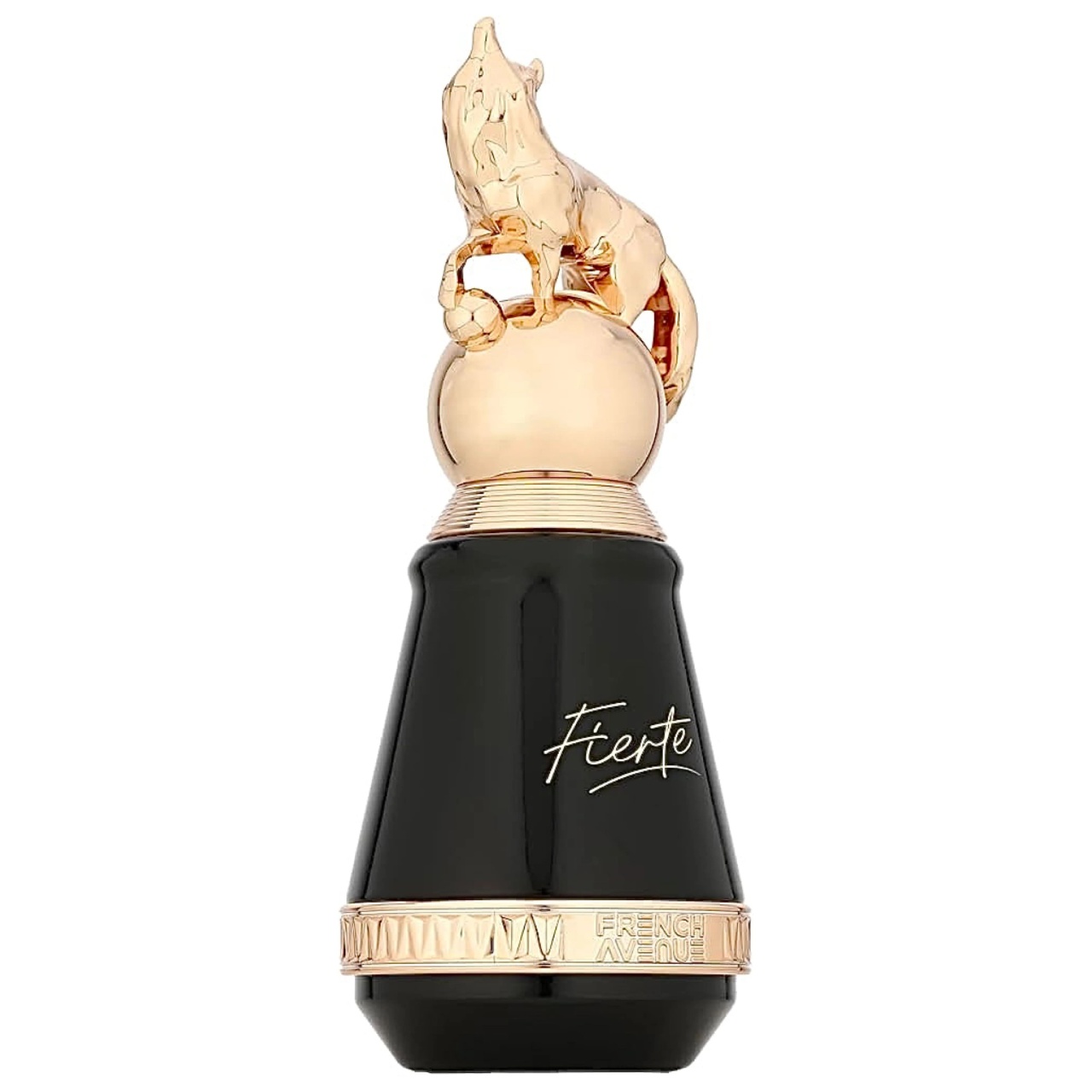 Sticlă reală Fierte French Avenue 80 ml cu capac auriu sculptural