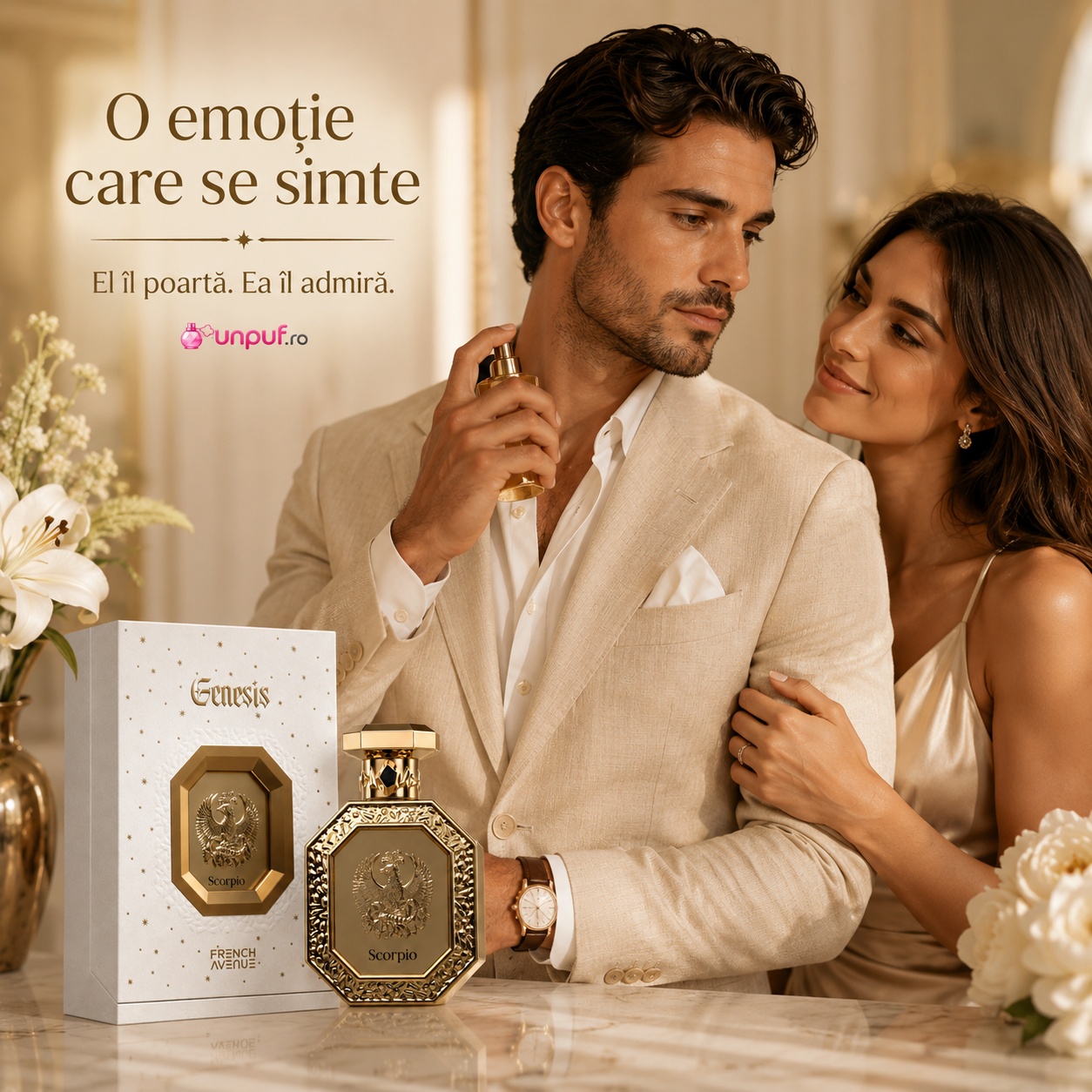 Genesis Scorpio French Avenue parfum unisex cald, elegant și admirat