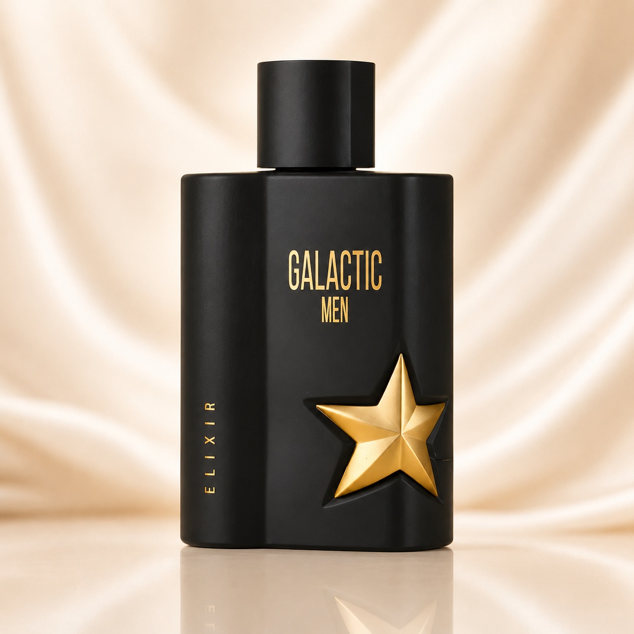Galactic Men Elixir Maison Alhambra flacon negru cu stea aurie parfum bărbătesc premium