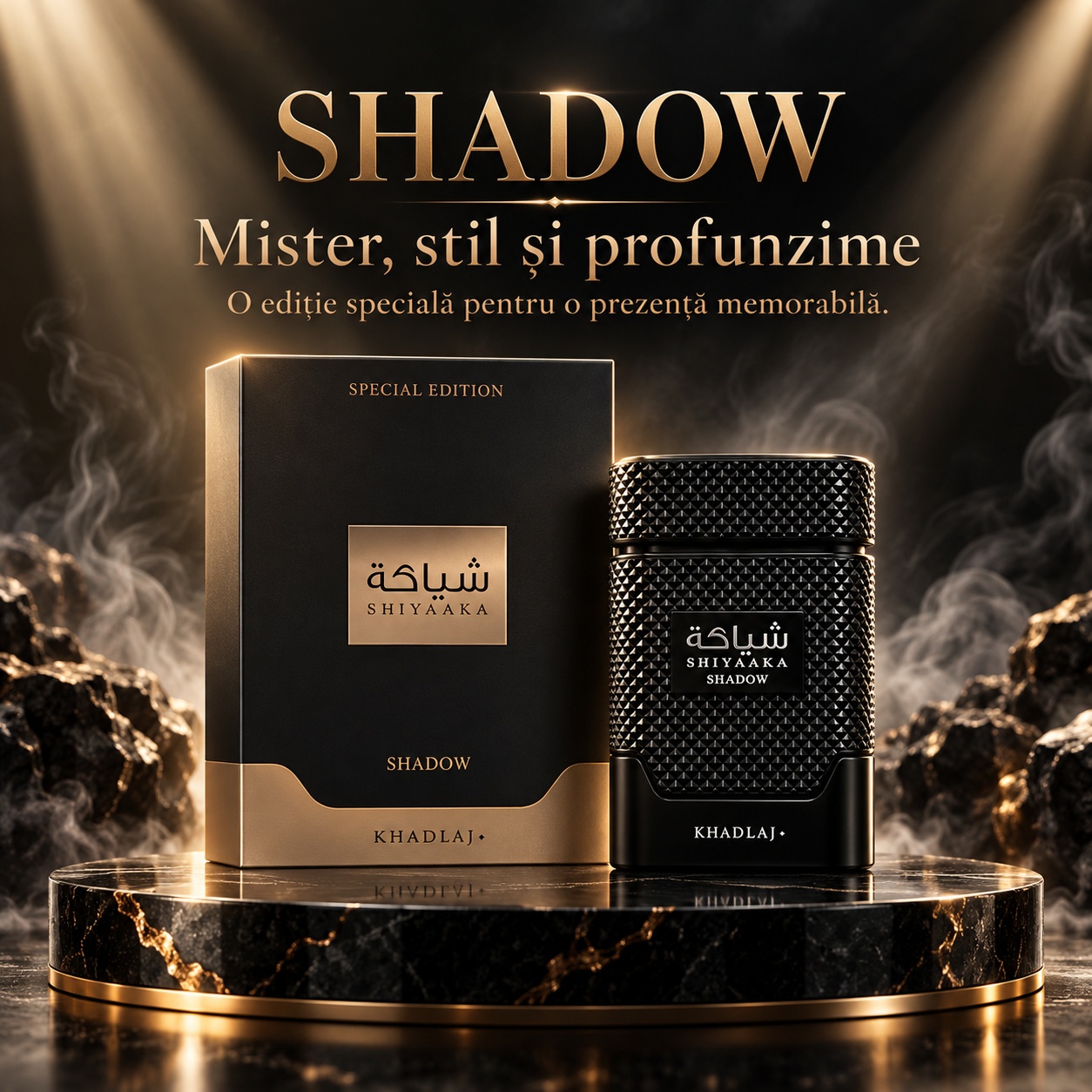 Khadlaj Shiyaaka Shadow mister stil și profunzime parfum bărbătesc special edition