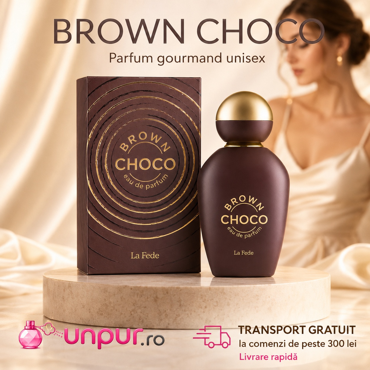 La Fede Choco Brown parfum unisex gourmand cu transport gratuit la comenzi eligibile UnPuf.ro