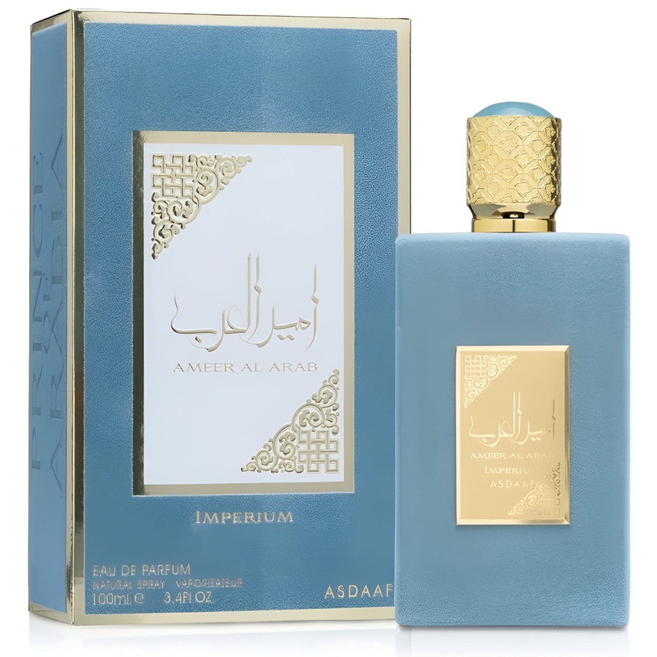 Flacon original Lattafa Ameer Al Arab Imperium 100 ml și cutie parfum arabesc bărbătesc