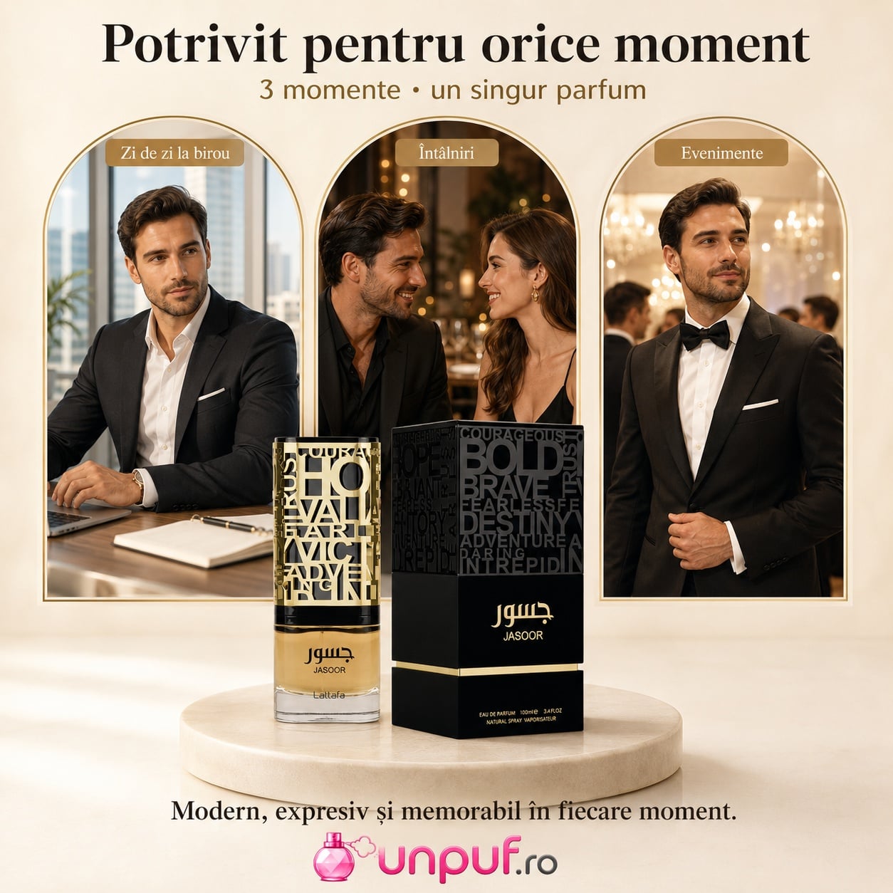 Lattafa Jasoor parfum potrivit pentru zi de zi la birou întâlniri și evenimente pentru bărbați
