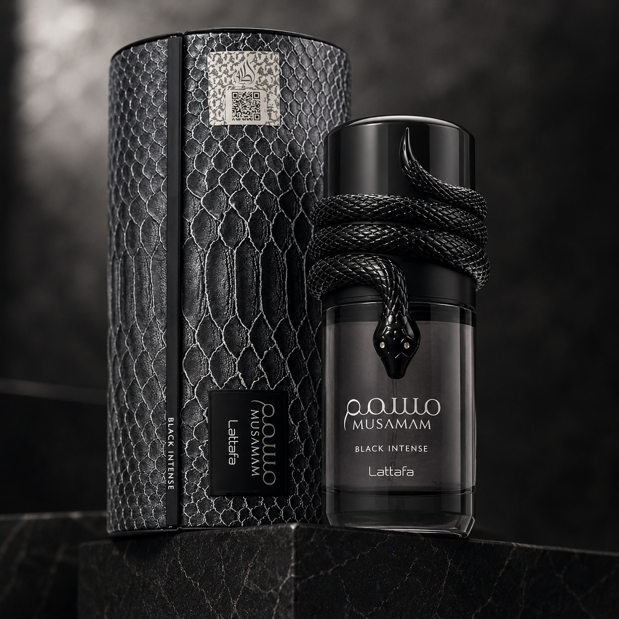 Parfum Lattafa Musamam Black Intense 100 ml Apă de Parfum Bărbat cu ambalaj premium