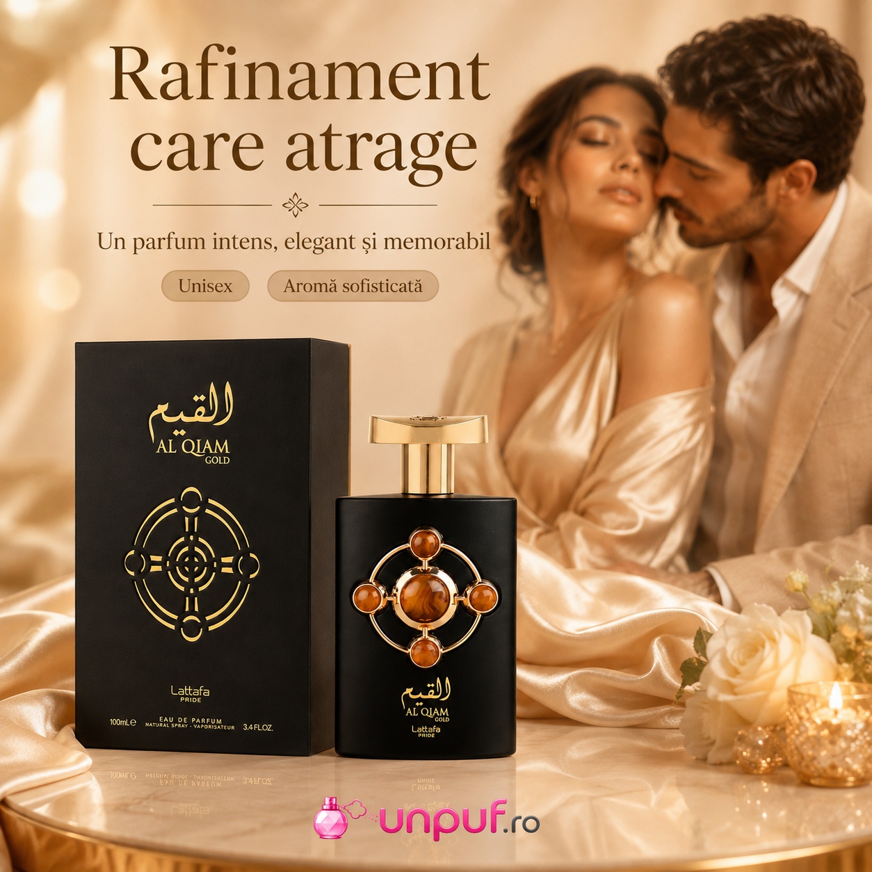 Lattafa Pride Al Qiam Gold parfum unisex rafinat, intens, elegant și memorabil