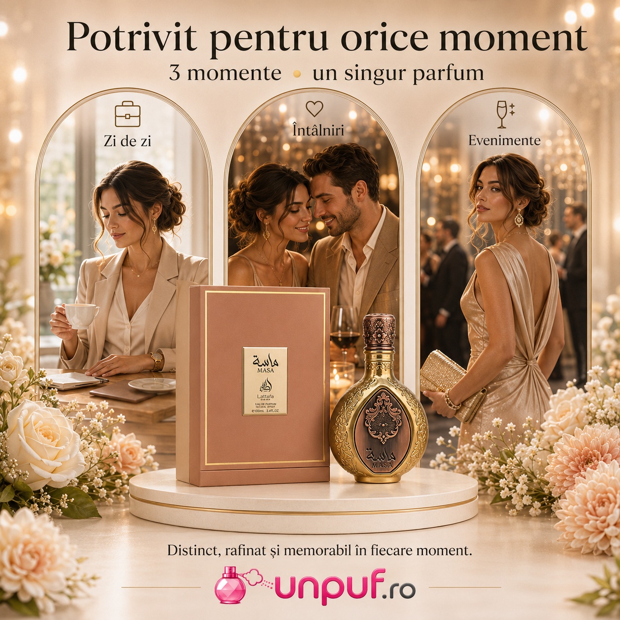 Lattafa Pride Masa parfum potrivit pentru zi de zi, întâlniri și evenimente, distinct rafinat și memorabil