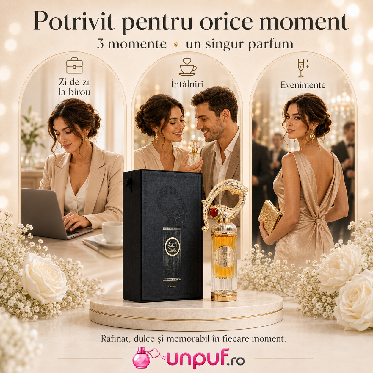 Lattafa Sehr parfum potrivit pentru zi de zi la birou, întâlniri și evenimente, rafinat dulce și memorabil