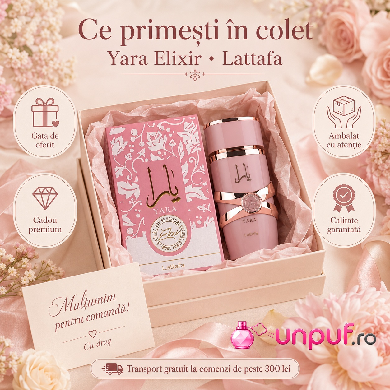 Lattafa Yara Elixir parfum dama dulce gurmand si feminin