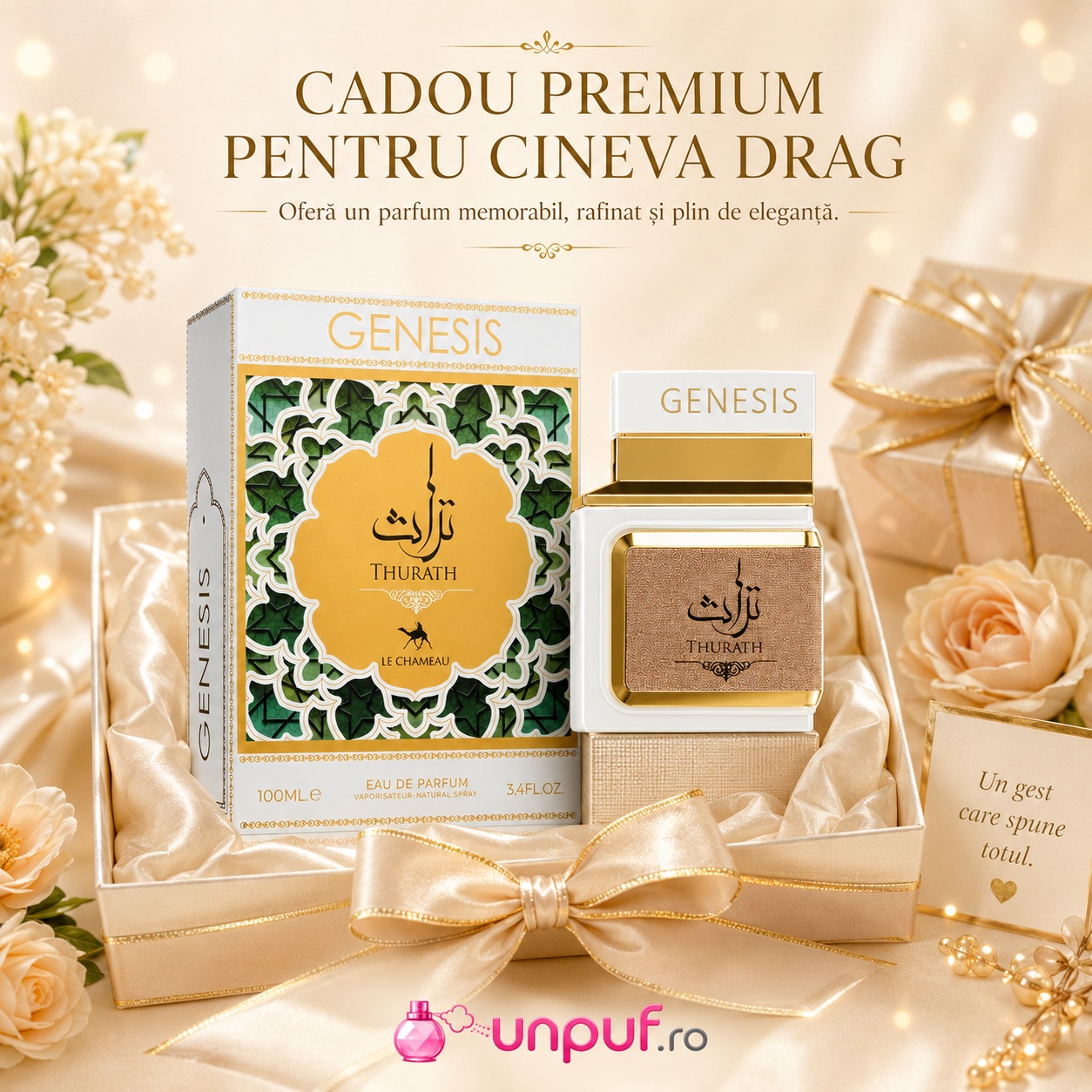 Le Chameau Genesis Thurath cadou premium pentru cineva drag parfum arabesc elegant și memorabil