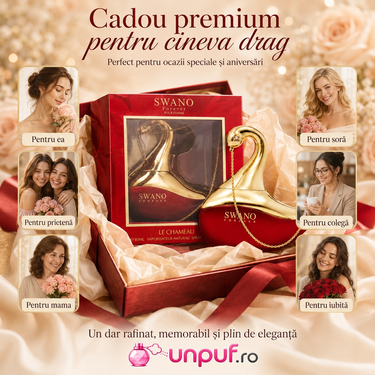 Le Chameau Swano Forever cadou premium pentru ea, soră, prietenă, mamă, colegă sau iubită