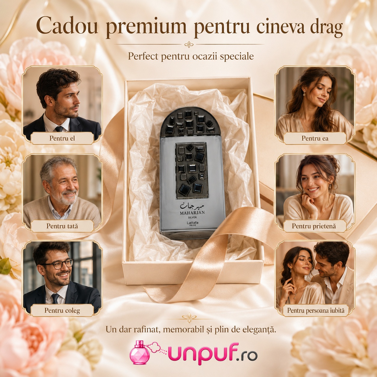 Maharjan Silver Lattafa Pride cadou premium pentru el tată coleg prieten sau persoana iubită