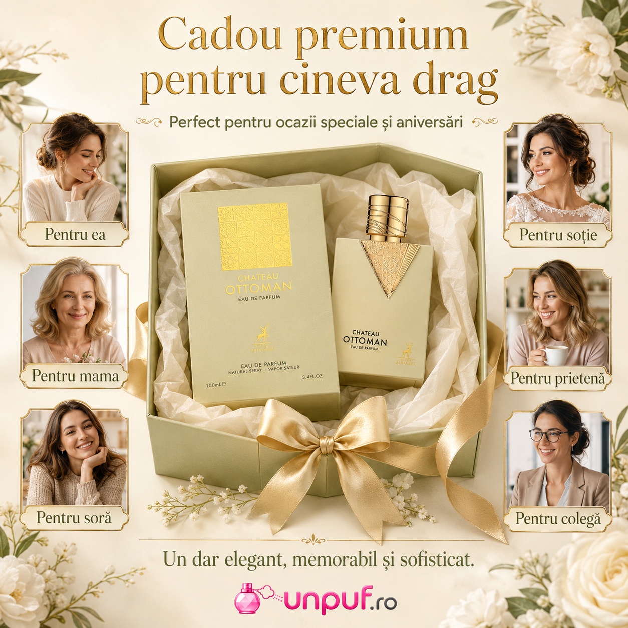 Chateau Ottoman cadou premium pentru cineva drag, parfum elegant pentru ocazii speciale