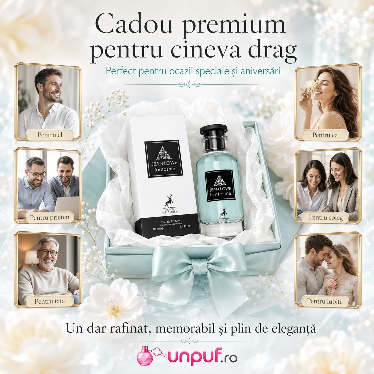 Maison Alhambra Jean Lowe Fantasme cadou premium pentru cineva drag, ambalaj elegant și rafinat