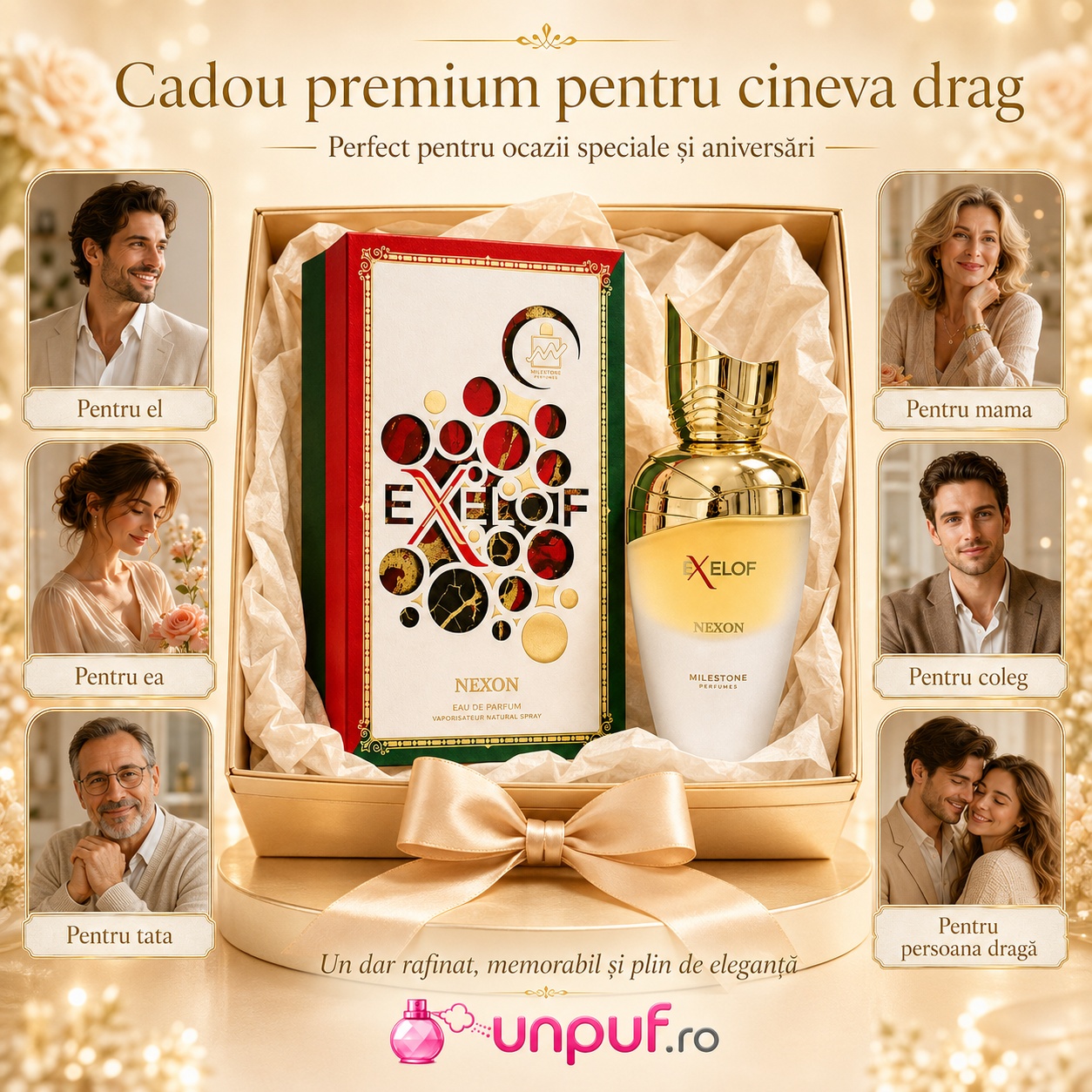 Milestone Exelof Nexon cadou premium pentru el, pentru ea, mama, tata, coleg sau persoana dragă