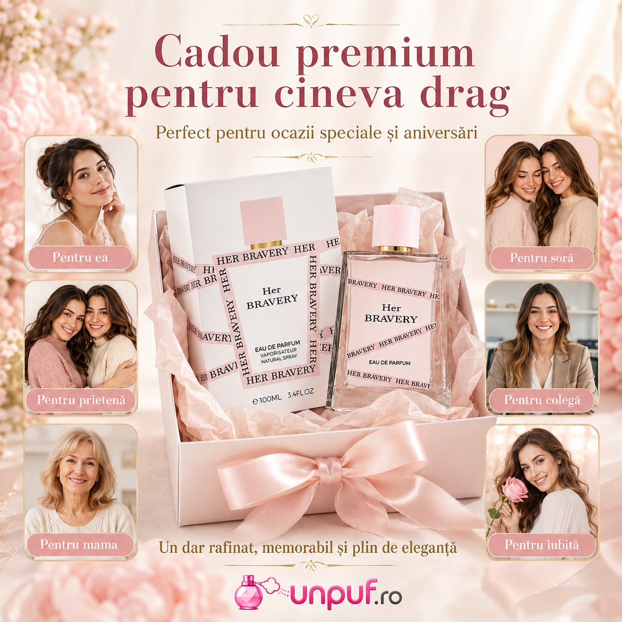 Milestone Her Bravery cadou premium pentru ea, mamă, soră, prietenă, colegă sau iubită