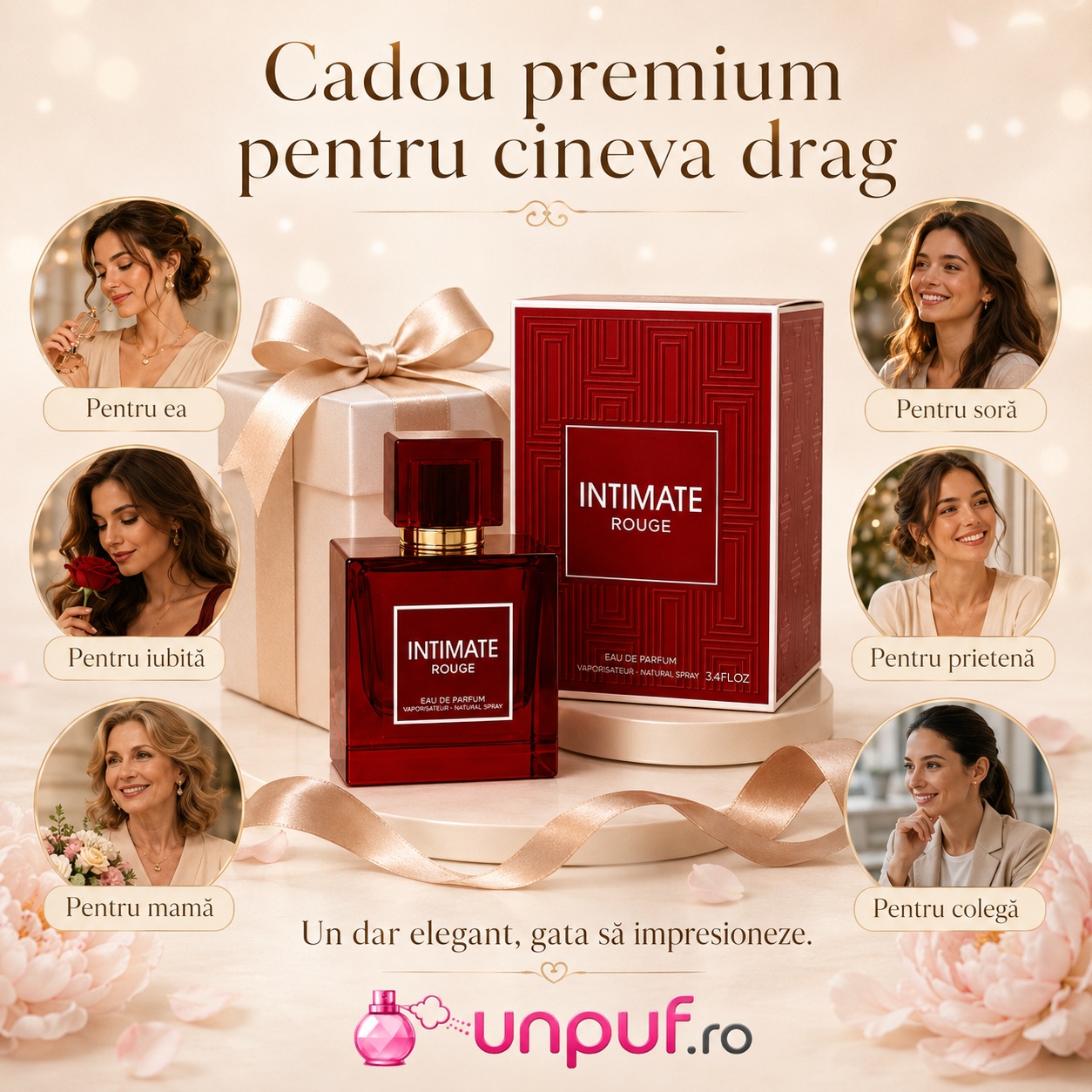 Milestone Intimate Rouge cadou premium pentru ea pentru iubită pentru mamă pentru soră pentru prietenă sau colegă