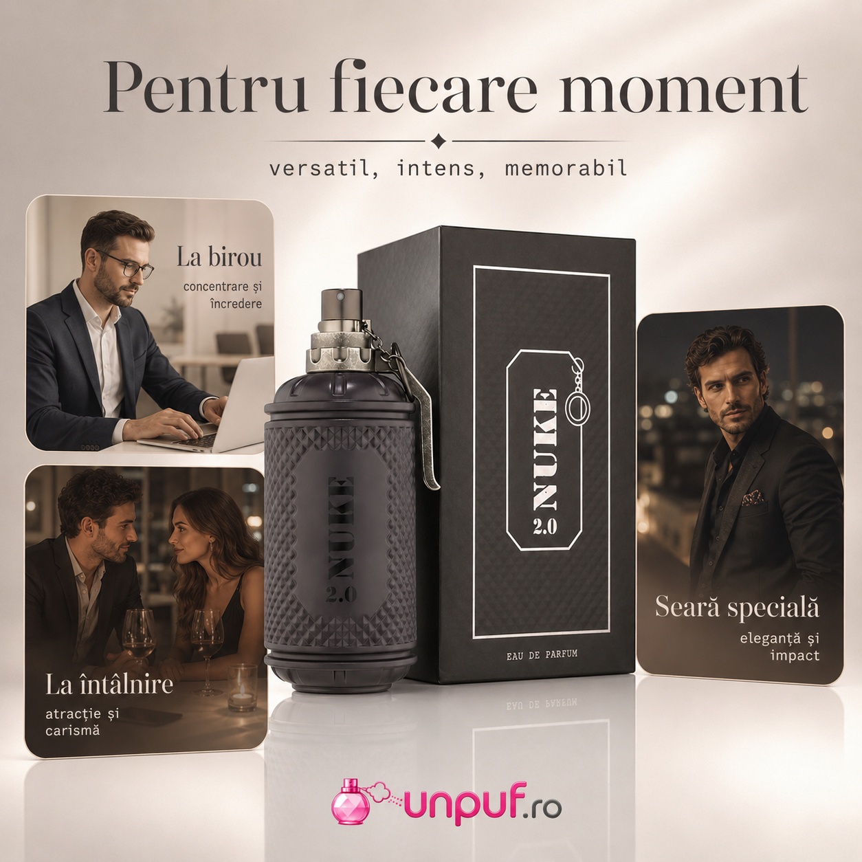 Nuke 2.0 Fragrance World potrivit pentru birou &icirc;nt&acirc;lniri și seară specială