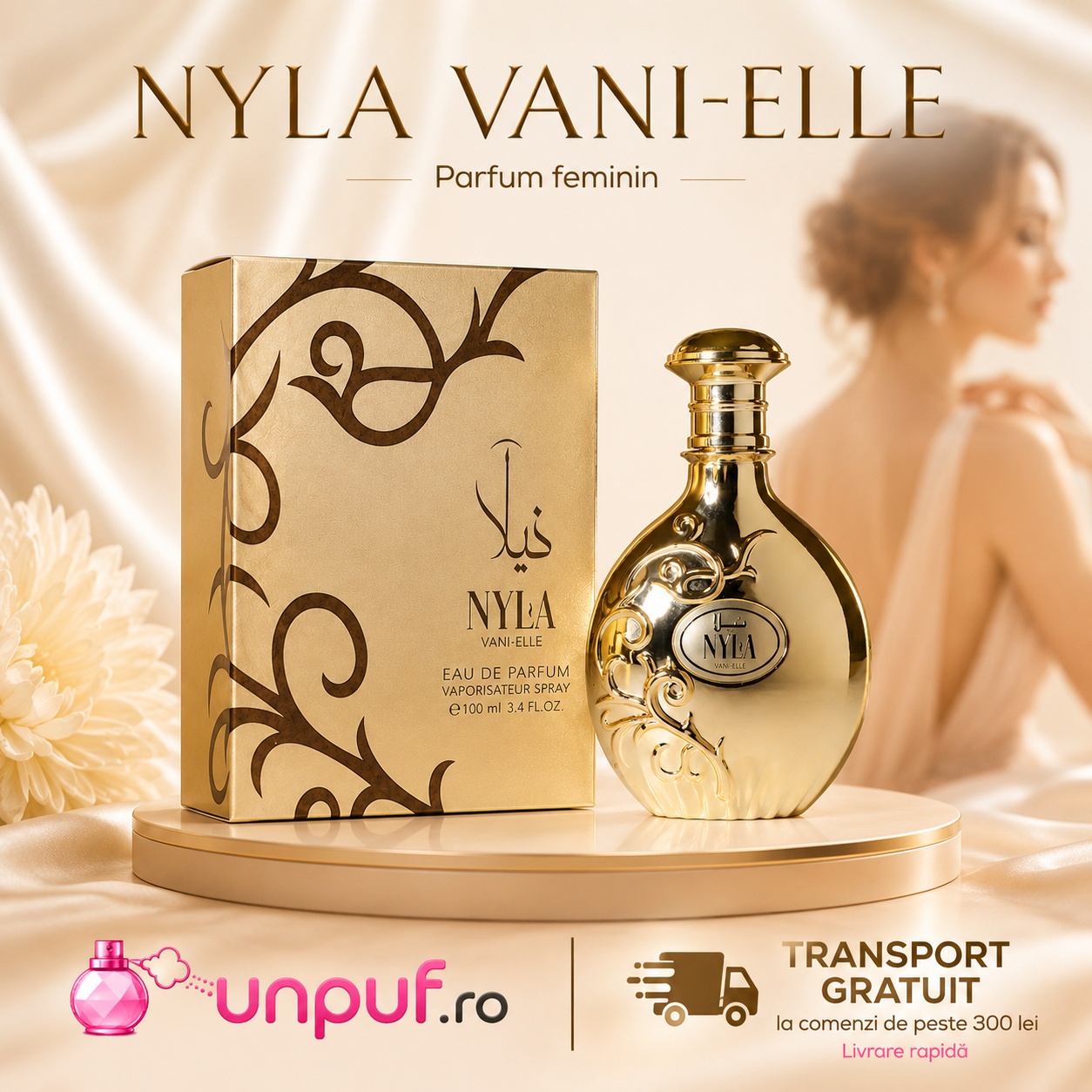 Nyla Vanille Eau de Parfum 80 ml parfum de damă cu transport gratuit la comenzi eligibile