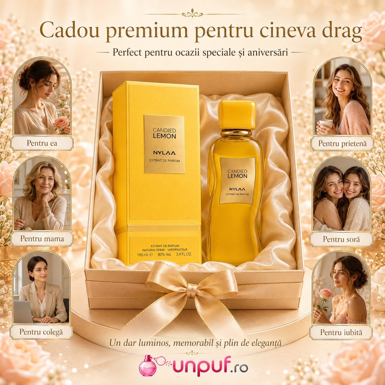 Nylaa Candied Lemon Extrait cadou premium pentru cineva drag