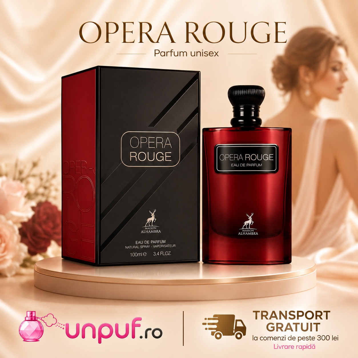 Opera Rouge Maison Alhambra parfum de damă cu transport gratuit la comenzi de peste 300 lei unpuf.ro